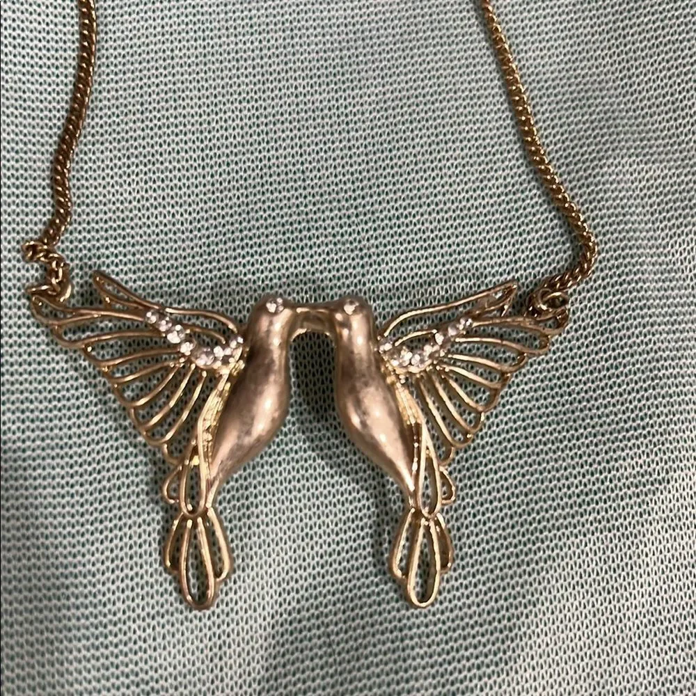 Gold Chain Necklace with Charm